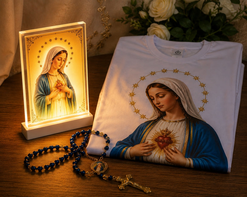 ✨ Fortaleça Sua Fé Todos os Dias com o Kit Exclusivo Santa Maria – Apenas R$ 99,90